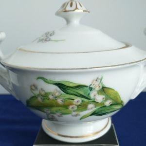 LILLY OF THE VALLEY Mini Tureen with Handles VTG